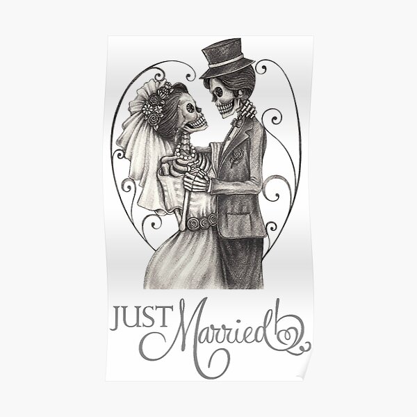 Just Married Posters | Redbubble