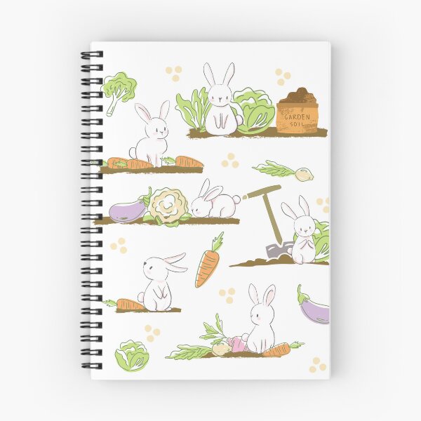 Item preview, Estampado de jardín de conejitos designed and sold by SheMakesMeLaugh.