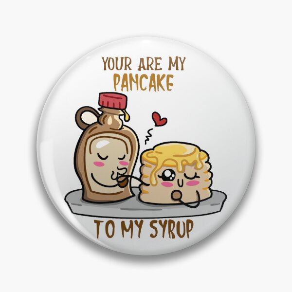 Item preview, Happy Valentine's Day - Funny Cute Pancake and Syrup Apparel Gifts designed and sold by DeeSignTShirts.