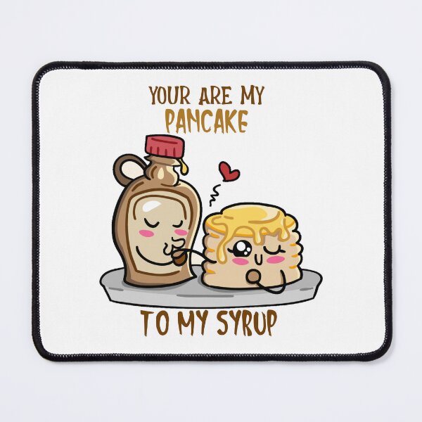 Item preview, Happy Valentine's Day - Funny Cute Pancake and Syrup Apparel Gifts designed and sold by DeeSignTShirts.