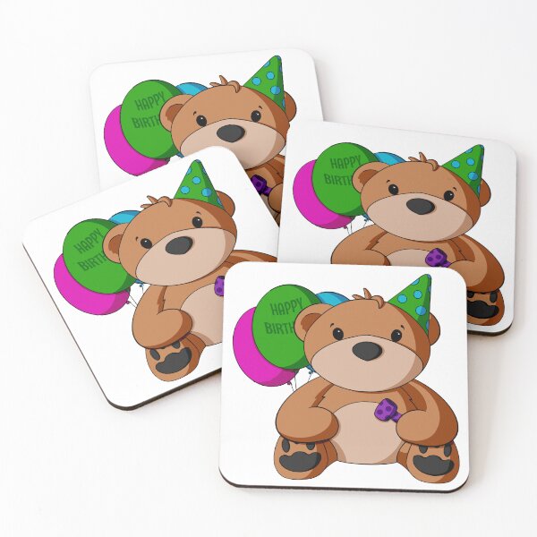 Item preview, Birthday Teddy Bear designed and sold by Alisha Ober Designs.