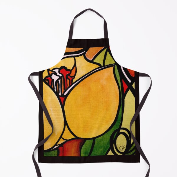 Item preview, Stained glass like watercolor tulip - Tulipe aqua-vitrail designed and sold by paulinepoe.