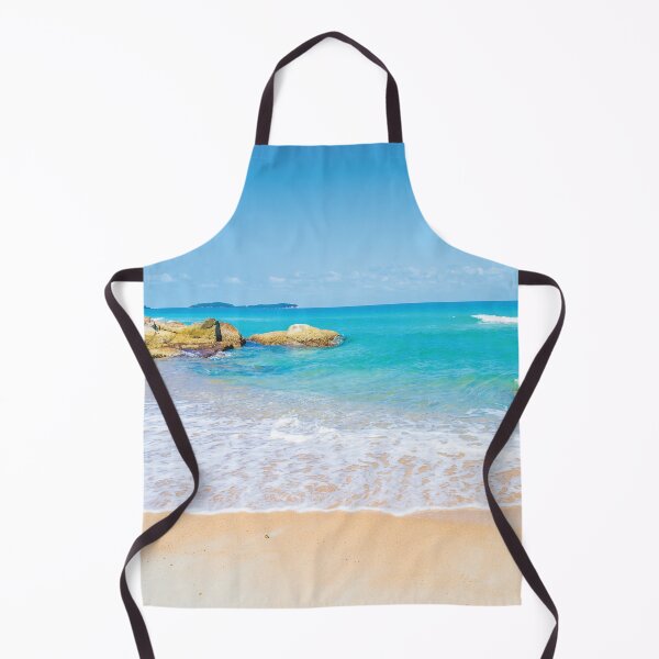 Item preview, Beautiful Tropical Beach Rocky Sea Ocean With White Cloud Blue Sky Background - Rocky Beaches designed and sold by HStudioPrints.