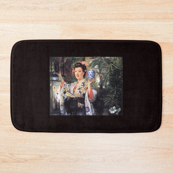 Item preview, 'A Young Woman Holds Japanese Goods' by Tissot (Reprint) designed and sold by Classic Visions Gallery.