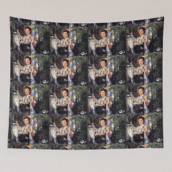 Item preview, 'A Young Woman Holds Japanese Goods' by Tissot (Reprint) designed and sold by Classic Visions Gallery.