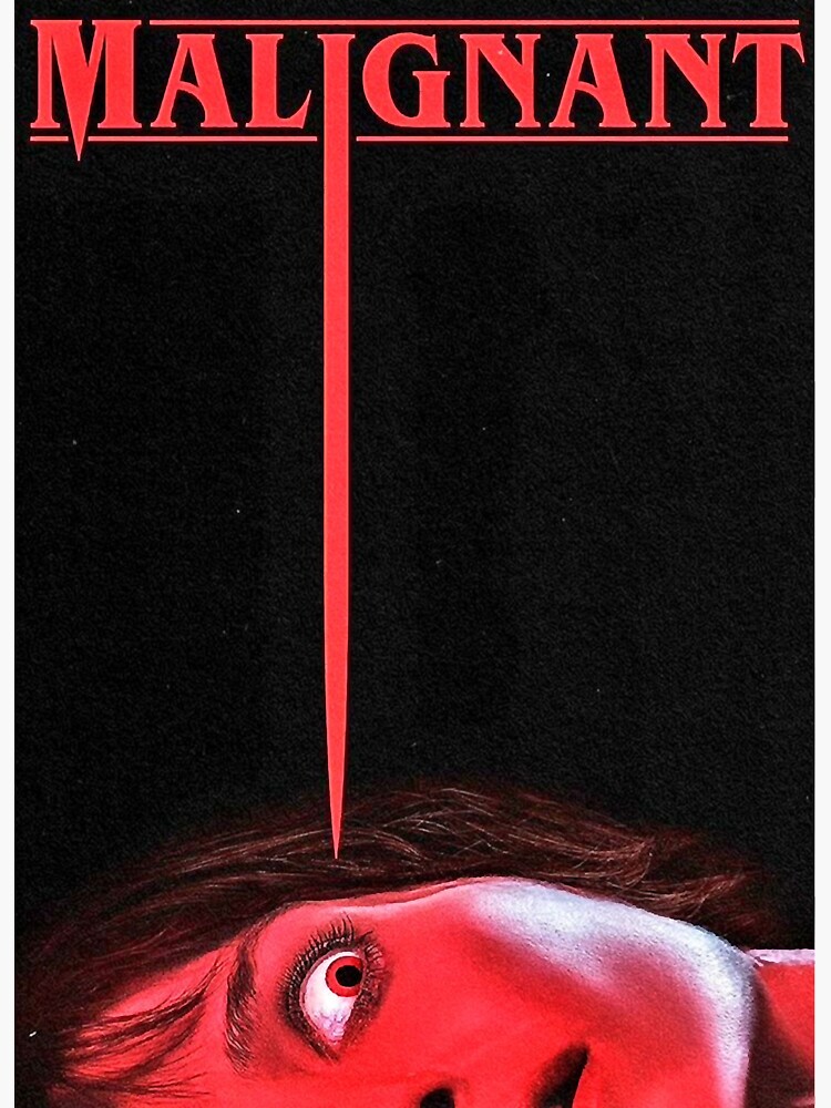 "Malignant horror movie poster" Sticker for Sale by TinarreScott56
