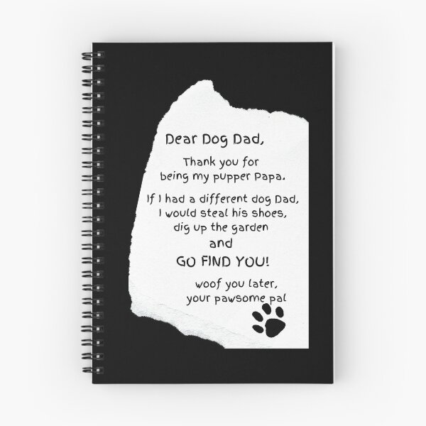 Item preview, Dear Dog Dad designed and sold by Tanya Mihe.