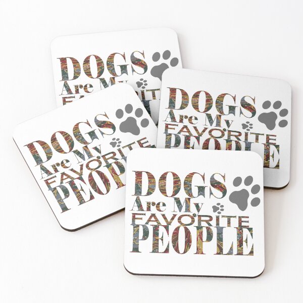 Item preview, dogs are my favourite people designed and sold by Z.K Studio.