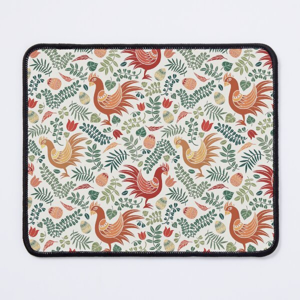 Item preview, Farmhouse Chickens Modern Blue designed and sold by MobertsonArt.