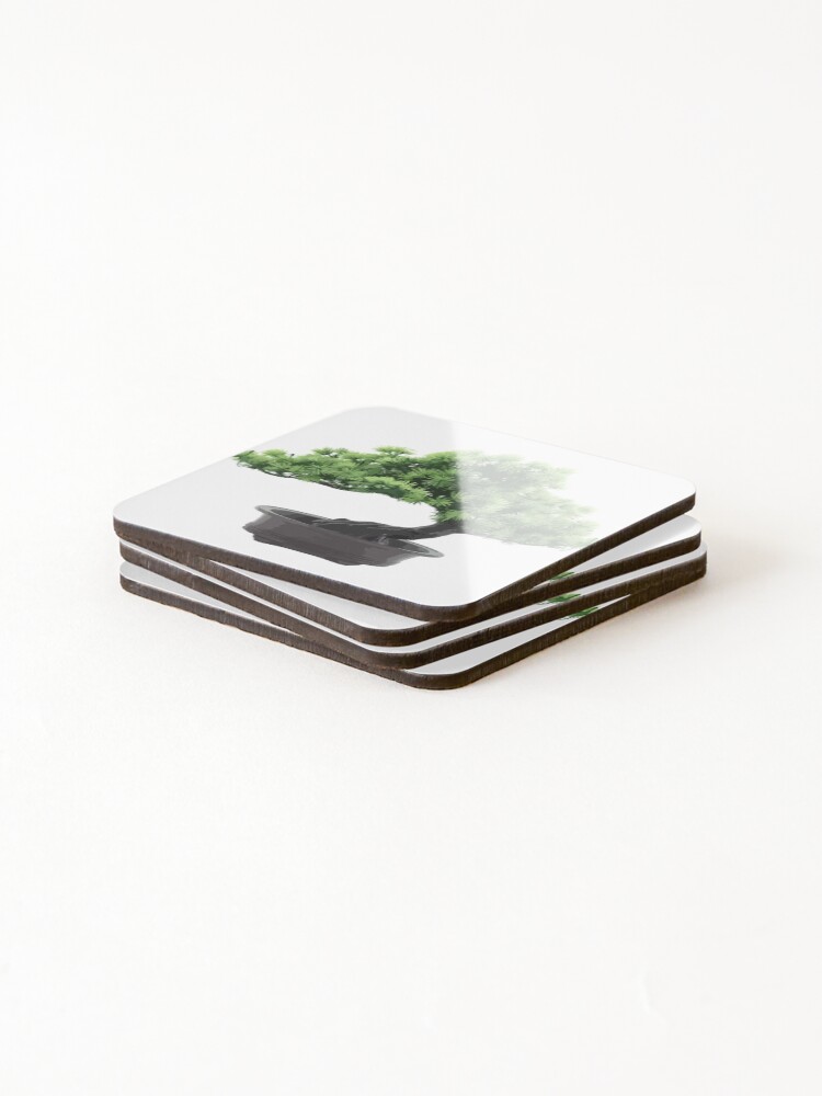 Thumbnail 4 of 5, Coasters (Set of 4), Bonsai designed and sold by Rankeaocm.
