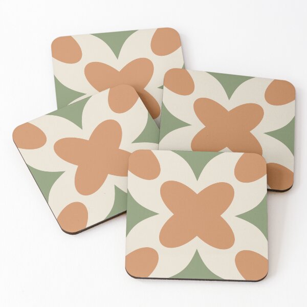 Item preview, Earth Tone Flower Pattern designed and sold by Creations-By-Em.