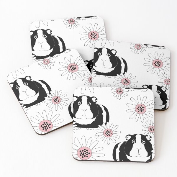 Item preview, Black and white Guinea Pig designed and sold by MobertsonArt.