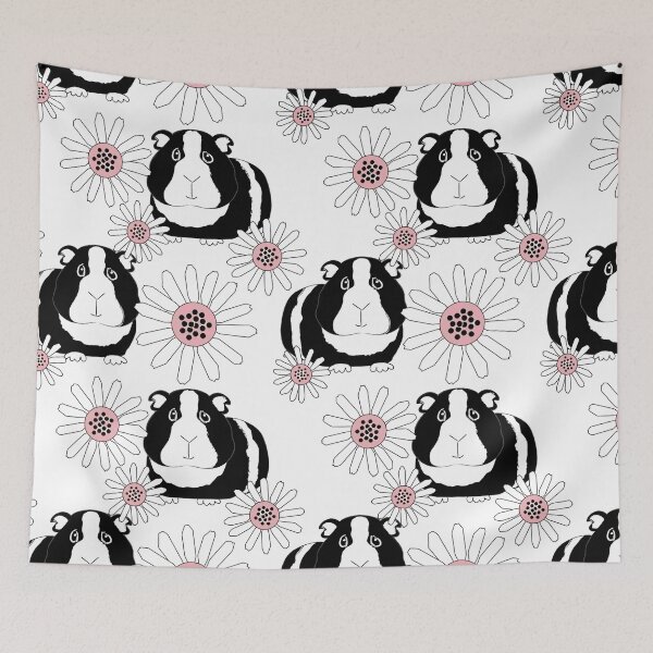 Item preview, Black and white Guinea Pig designed and sold by MobertsonArt.