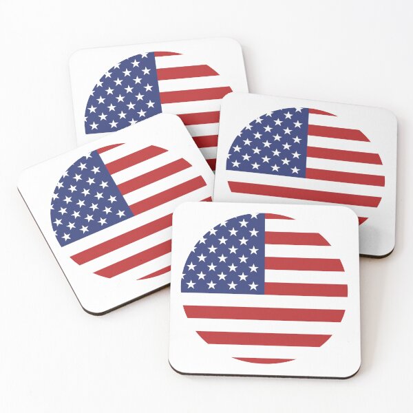 Item preview, USA Flag Circle designed and sold by POKPAK.