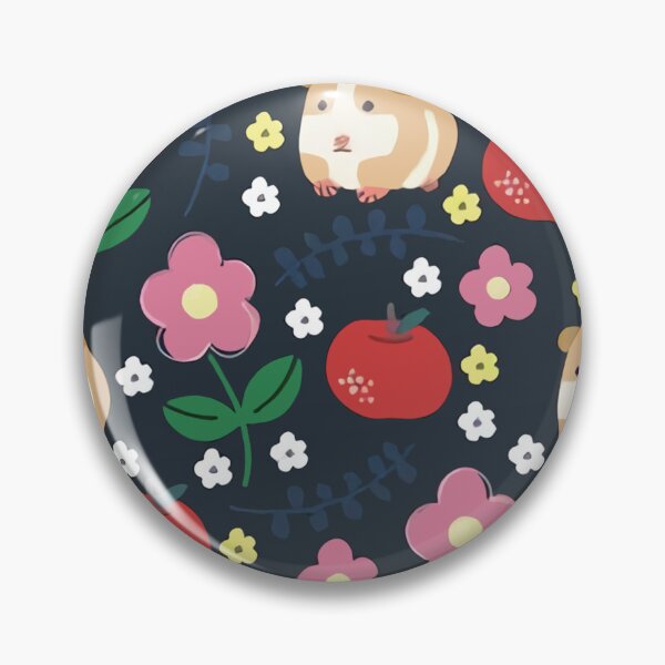 Item preview, Guinea pig flower leaves apple  designed and sold by MobertsonArt.
