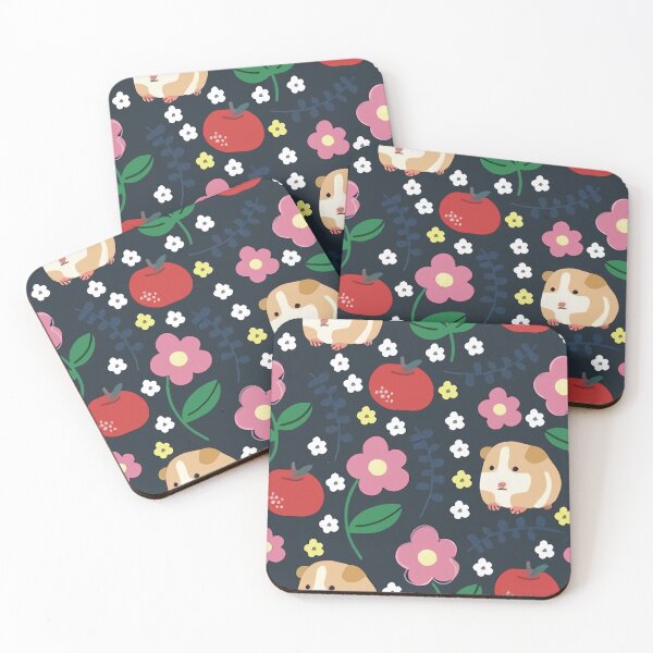 Item preview, Guinea pig flower leaves apple  designed and sold by MobertsonArt.