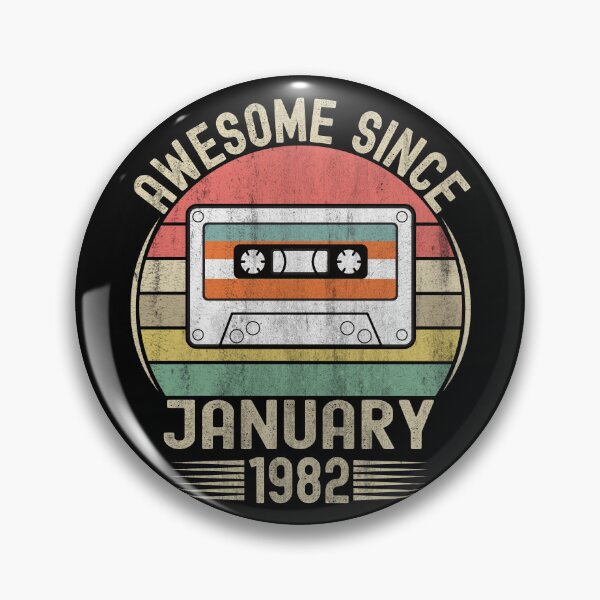 Item preview, 40 Year Old Awesome Since January 1982 Gifts 40th Birthday T-Shirt  designed and sold by KGN  CREATIVITY.