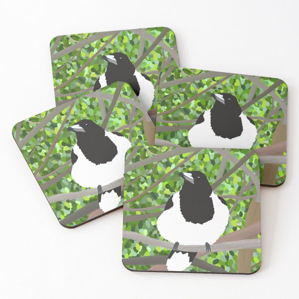 Item preview, Pied Butcherbird in my Tree designed and sold by Digitaldingo.