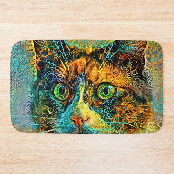 Item preview, DeepStyle abstraction cat designed and sold by blackhalt.