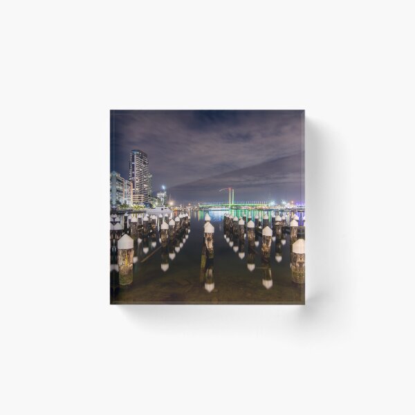 Item preview, Docklands Pylons Night designed and sold by Derek Midgley.