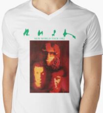 Rush New World Tour 1982 Men's V-Neck T-Shirt