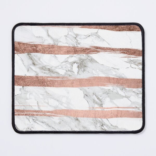 Item preview, Marble and Rose Gold Pattern designed and sold by Jennifer Adair.