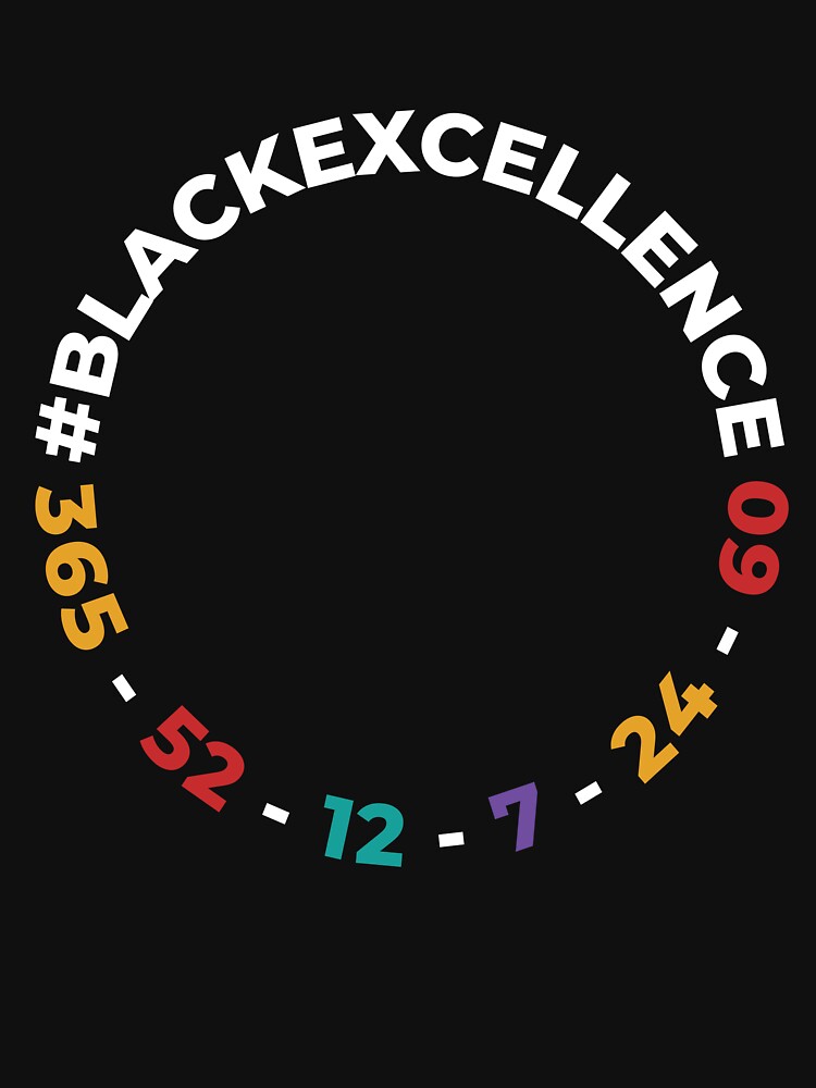 Thumbnail 3 of 3, Baseball ¾ Sleeve T-Shirt, Black Excellence365 Collection designed and sold by SpoonfulbyDRABC.