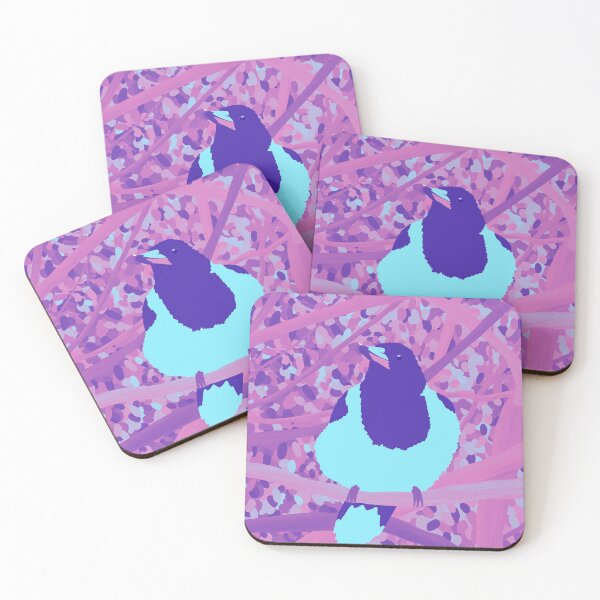 Item preview, Pied Butcherbird in my Tree Neon designed and sold by Digitaldingo.