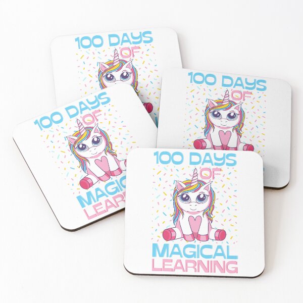 Item preview, 100 days of magical learning, magical unicorn celebration design designed and sold by Auntieck.
