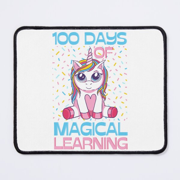Item preview, 100 days of magical learning, magical unicorn celebration design designed and sold by Auntieck.
