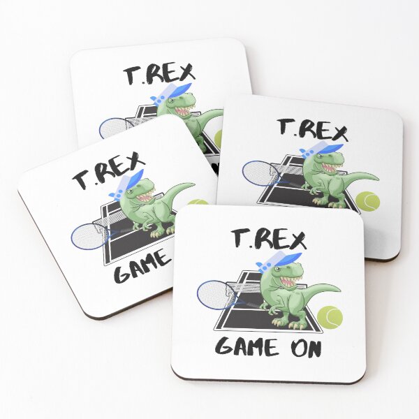 Item preview,   Tennis Dinosaur- T.REX Game On designed and sold by BronikowskiART.