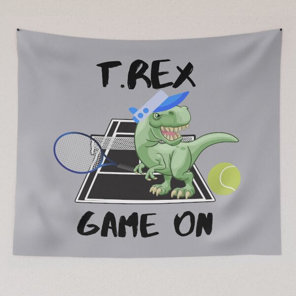 Item preview,   Tennis Dinosaur- T.REX Game On designed and sold by BronikowskiART.