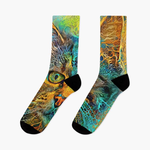 Item preview, DeepStyle abstraction cat designed and sold by blackhalt.