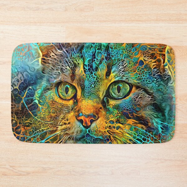 Item preview, DeepStyle abstraction cat designed and sold by blackhalt.