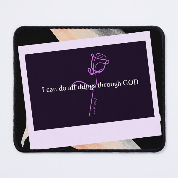 Item preview, I Can Do All Things Through God | Philippians 4:13 designed and sold by WordsToArt.