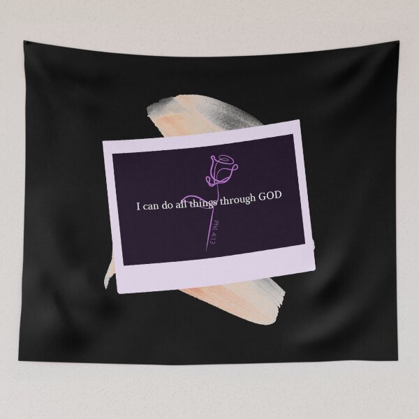 Item preview, I Can Do All Things Through God | Philippians 4:13 designed and sold by WordsToArt.