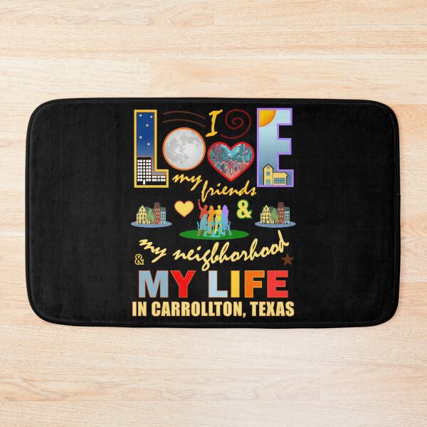 Item preview, Love My Friends Carrollton Texas Neighborhood and Life Community Pride designed and sold by artfulnotebook.