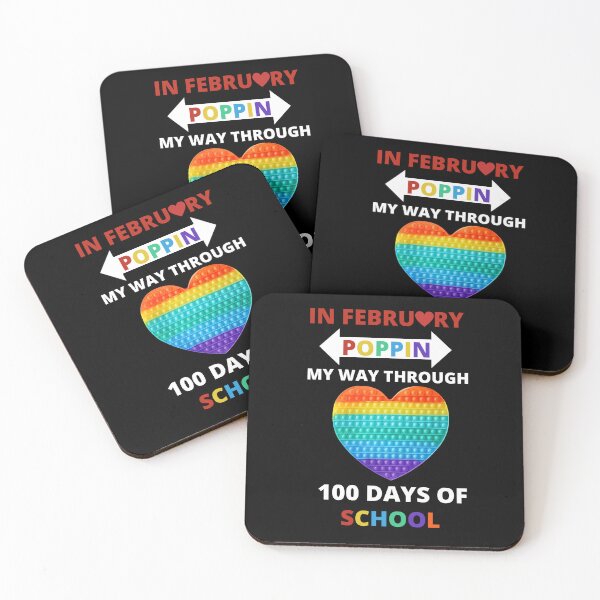 Item preview, Popping My Way Through 100 Days Of School, Valentines Day teacher designed and sold by GulQari.