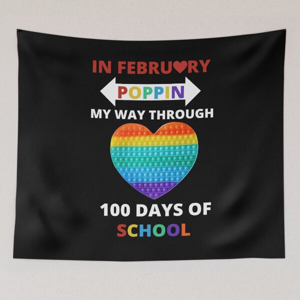 Item preview, Popping My Way Through 100 Days Of School, Valentines Day teacher designed and sold by GulQari.