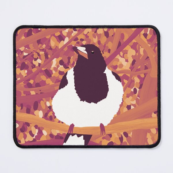 Item preview, Pied Butcherbird in my Tree Blaze designed and sold by Digitaldingo.