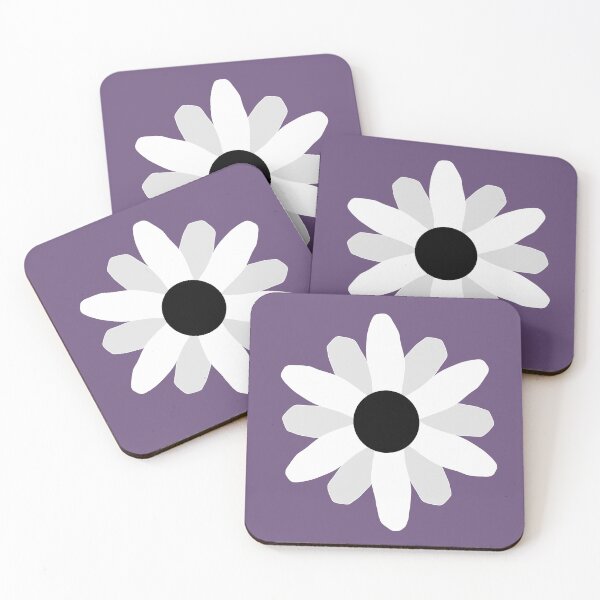 Item preview, Dusty purple  Daisy print designed and sold by DemonicGloom.