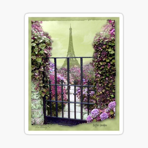 Eiffel Garden Sticker