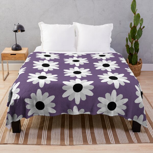 Item preview, Dusty purple  Daisy print designed and sold by DemonicGloom.