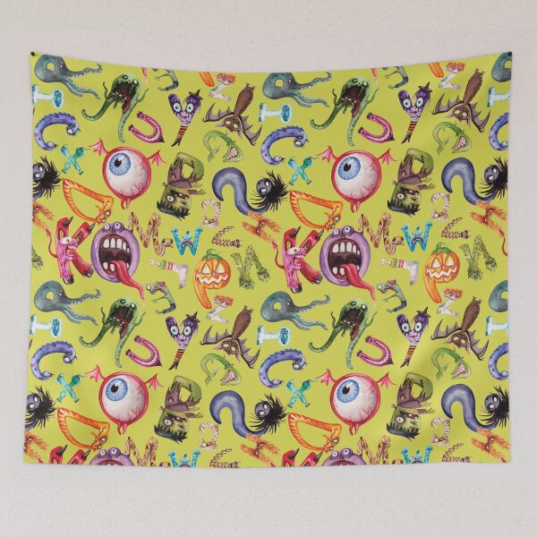 Item preview, Monster alphabet kid's pattern designed and sold by Lolly's Lane Shoppe.