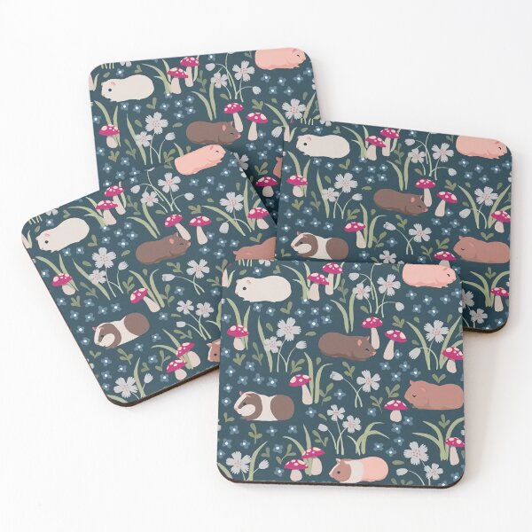 Item preview, Woodland Mushroom Guinea Pigs designed and sold by MobertsonArt.