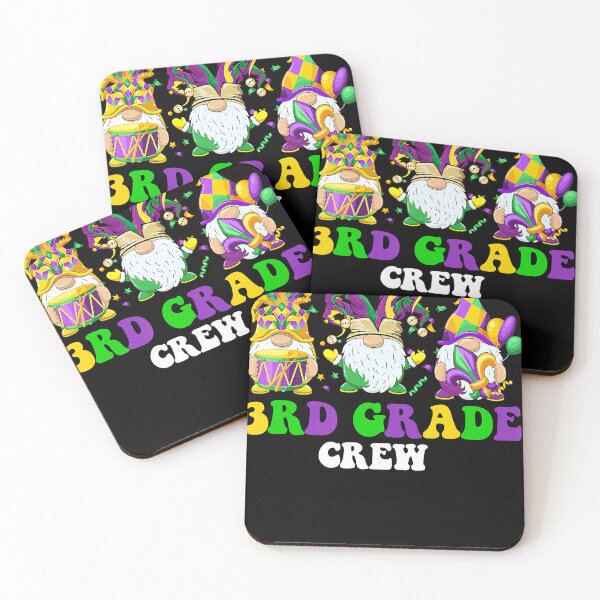 Item preview, Gnome 3rd Grade Teacher Crew Mardi Gras Carnival Party designed and sold by JodyBoling.