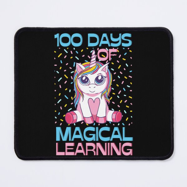 Item preview, 100 days of magical learning, magical unicorn celebration design designed and sold by Auntieck.