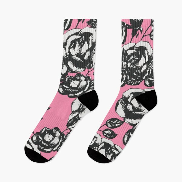Item preview, Black and White Vintage Roses designed and sold by Jennifer Adair.