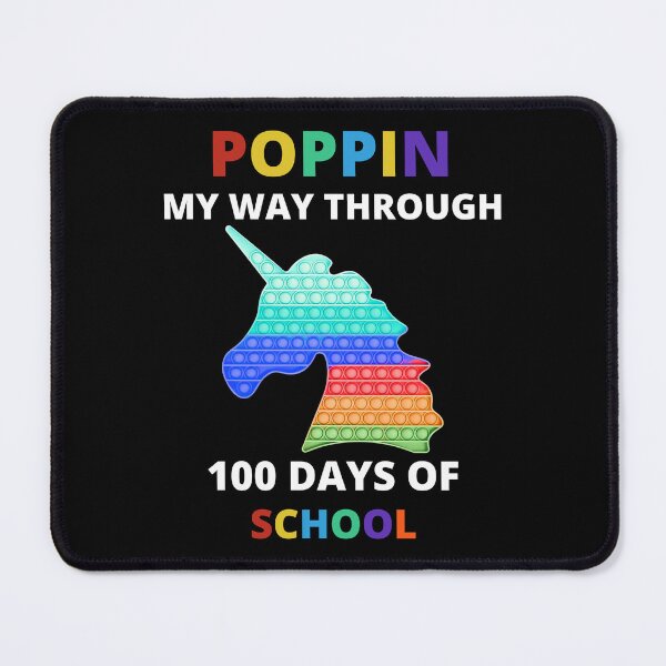 Item preview, Popping My Way Through 100 Days Of School,Unicorn, valentines day for teachers designed and sold by GulQari.
