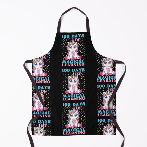 Item preview, 100 days of magical learning, 100 days smarter, magical unicorn celebration design designed and sold by Auntieck.